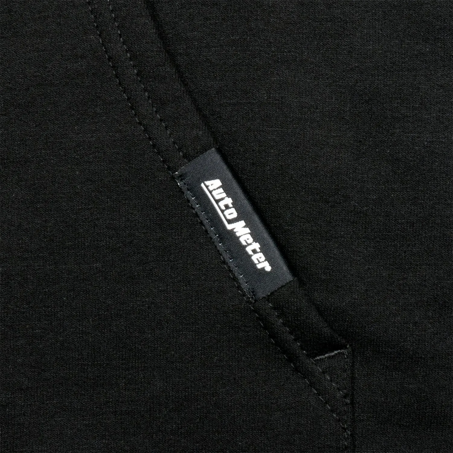 AutoMeter 0448L ZIP HOODIE; ADULT LARGE; BLACK; VINTAGE