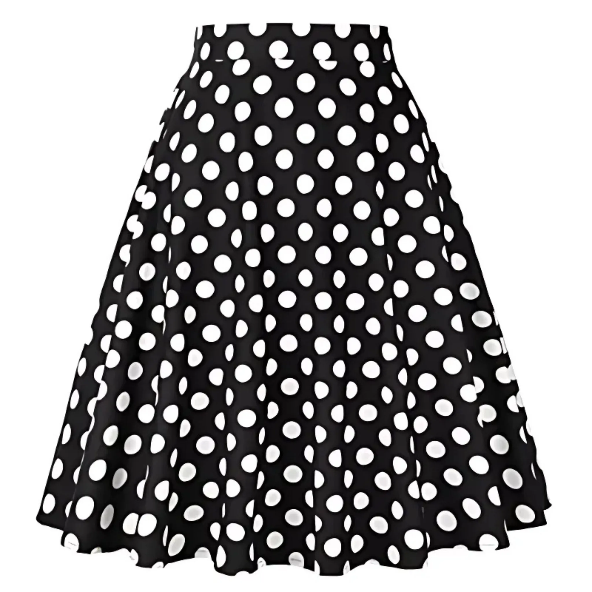 High Waisted A-Line Skirt